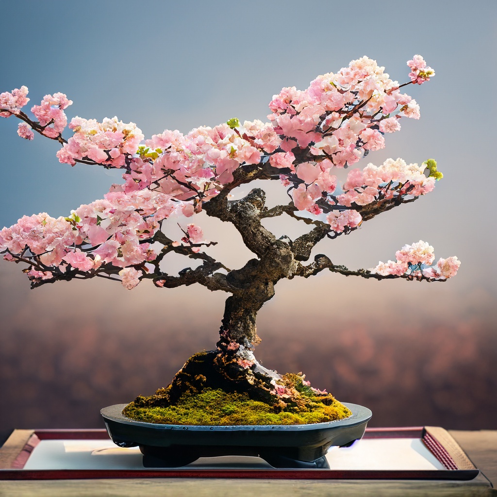 Cherry blossom bonsai